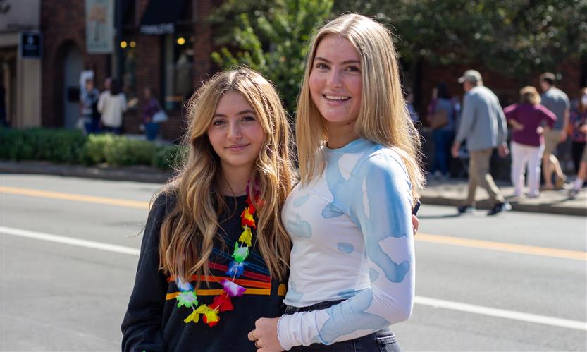 Franklin High students celebrate the homecoming parade